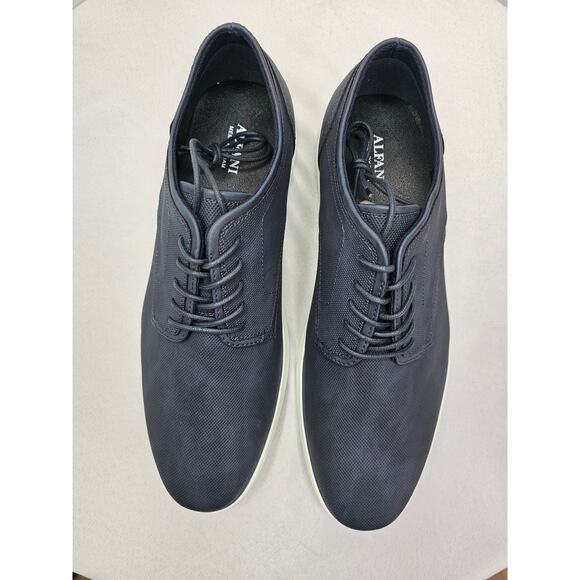 Alfani Men's Dalton Textured Faux-Leather Blue Size 13M NWT - Picture 2 of 8